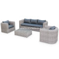 Deluxe Outdoor Garten Sektionale Wicker Rattan Sofa Set